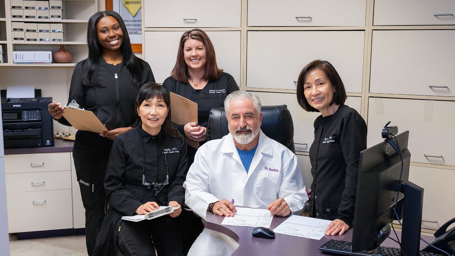 Confident smile after dental implants